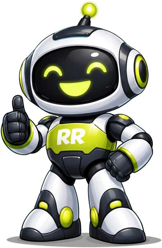 RR-Bot – maskotka ErrorStudio kciuk w górę