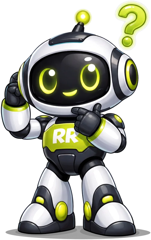 RR-Bot – maskotka ErrorStudio zastanawia się nad pytaniem